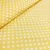 Ткань Белый горох на желтом, сатин, 100% хлопок, Китай